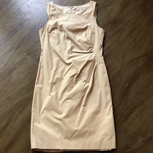 Banana Republic stretch cotton lined dress